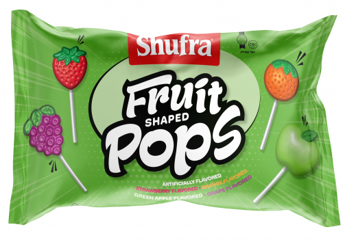 Fruit Shaped Pops 24pk